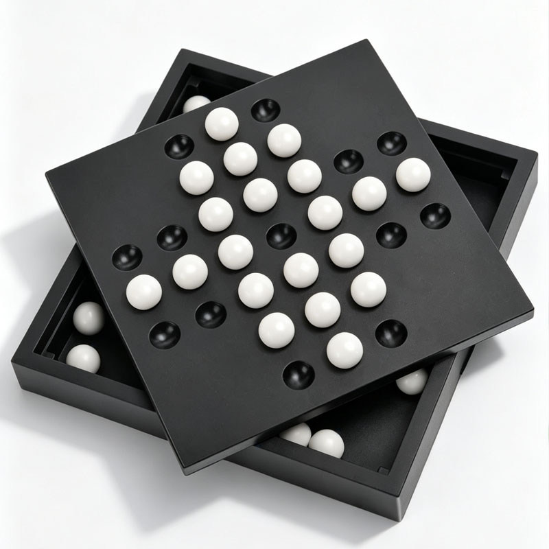 Kids Education Fun - Europe Classic Single Chess Peg Solitaire