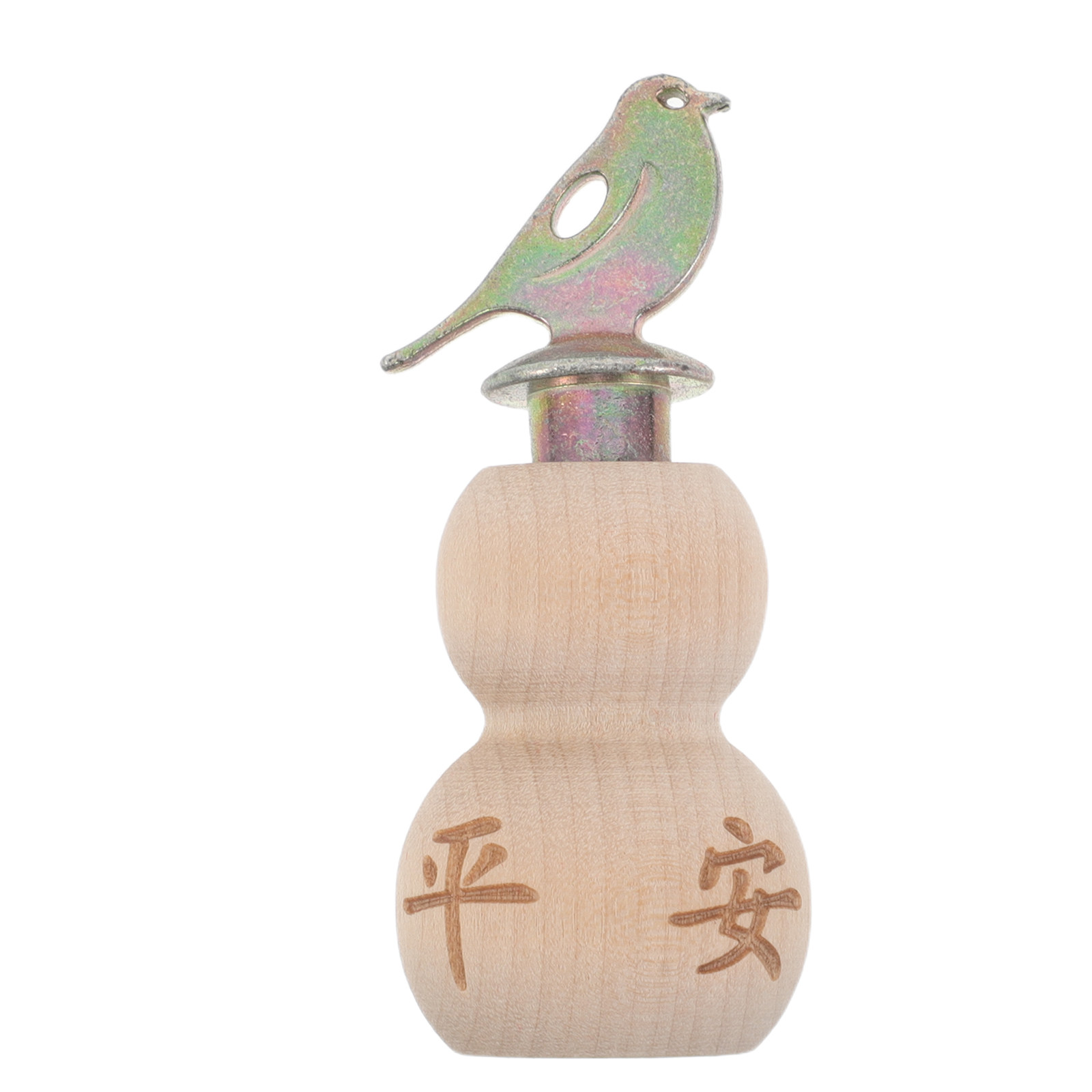Kids Education Fun - Hand-Twist Wooden Bird Whistle Gourd Design