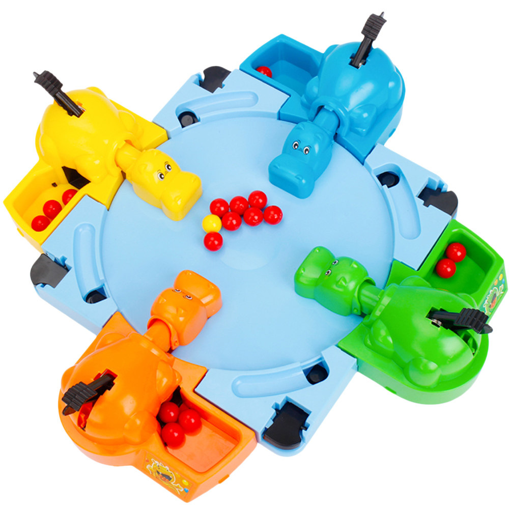 Kids Education Fun - 1Set Educational Plaything Marble-Swallowing Hippo Early
