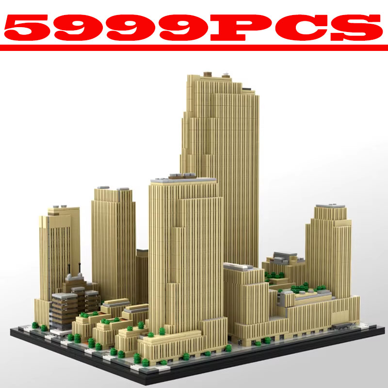 Kids Education Center - Rockefeller Center Building Blocks 5999PCS Skyscraper