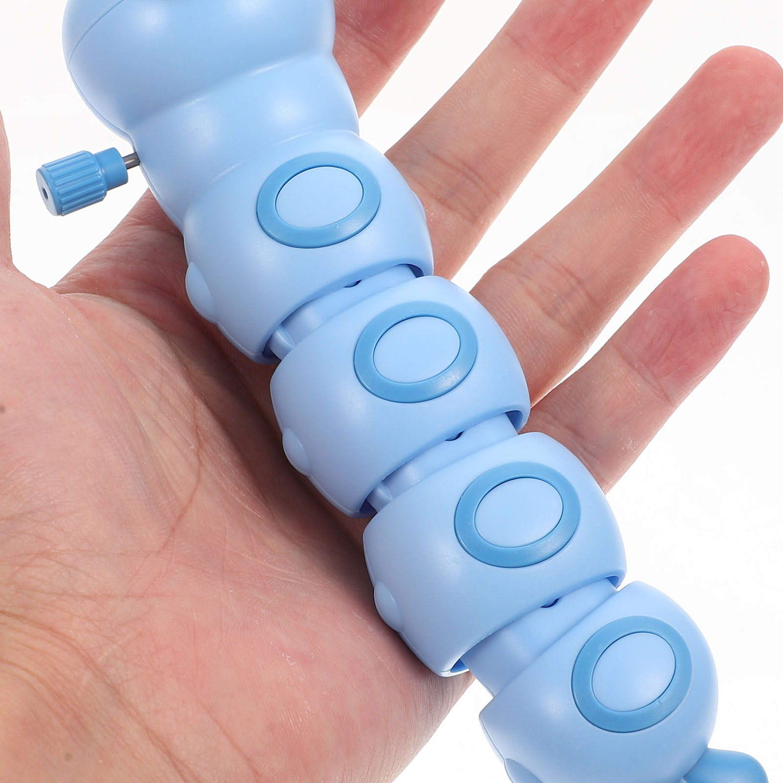 Kids Education Fun - 2Pcs Wind-Up Clockwork Caterpillar Crawling Animals
