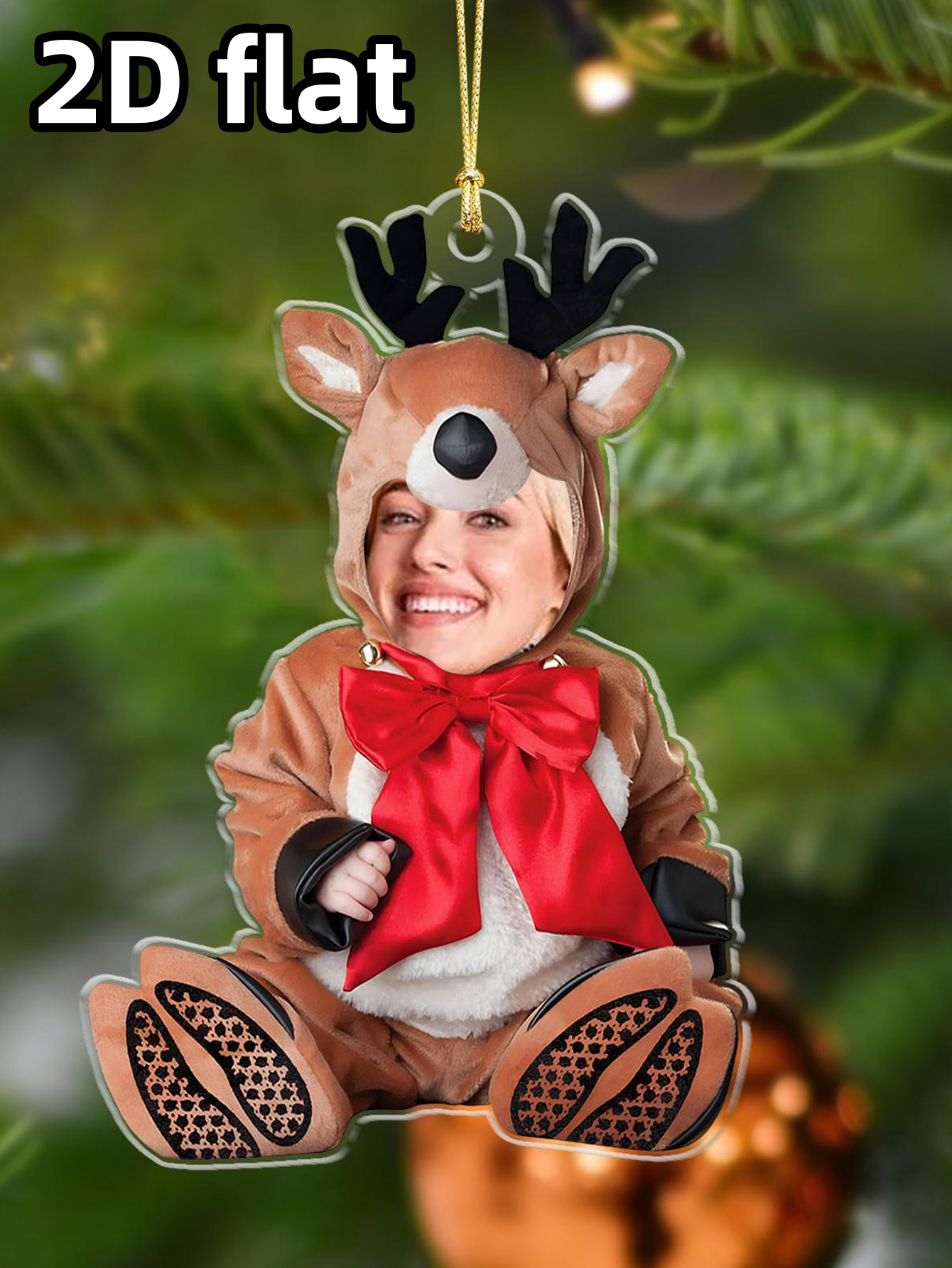 Custom Holiday Portrait Orname - Kids Education School review and price