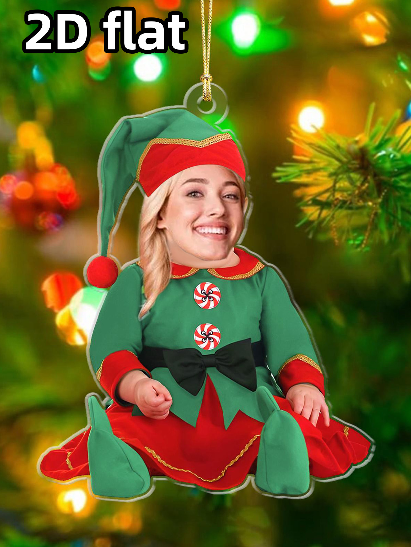 Custom Holiday Portrait Orname - Kids Education School review and price