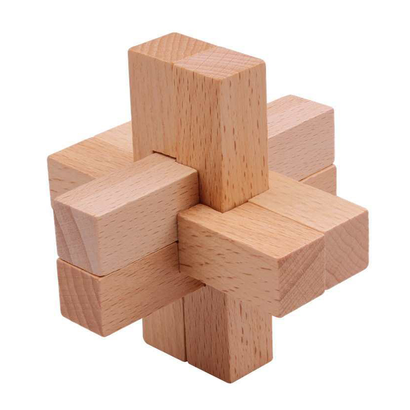 Wooden Luban Puzzle for Adults - Kids Education Fun review and price