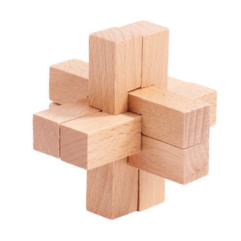 Wooden Luban Puzzle for Adults - Kids Education Fun review and price