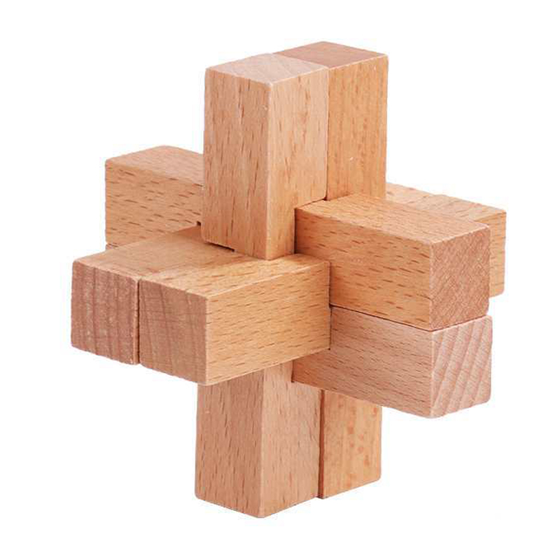 Wooden Luban Puzzle for Adults - Kids Education Fun review and price
