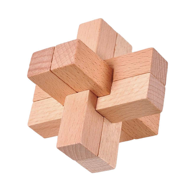 Wooden Luban Puzzle for Adults - Kids Education Fun review and price