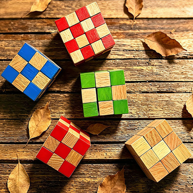 Square Snake Cube Wooden Brain - Kids Education Fun review and price