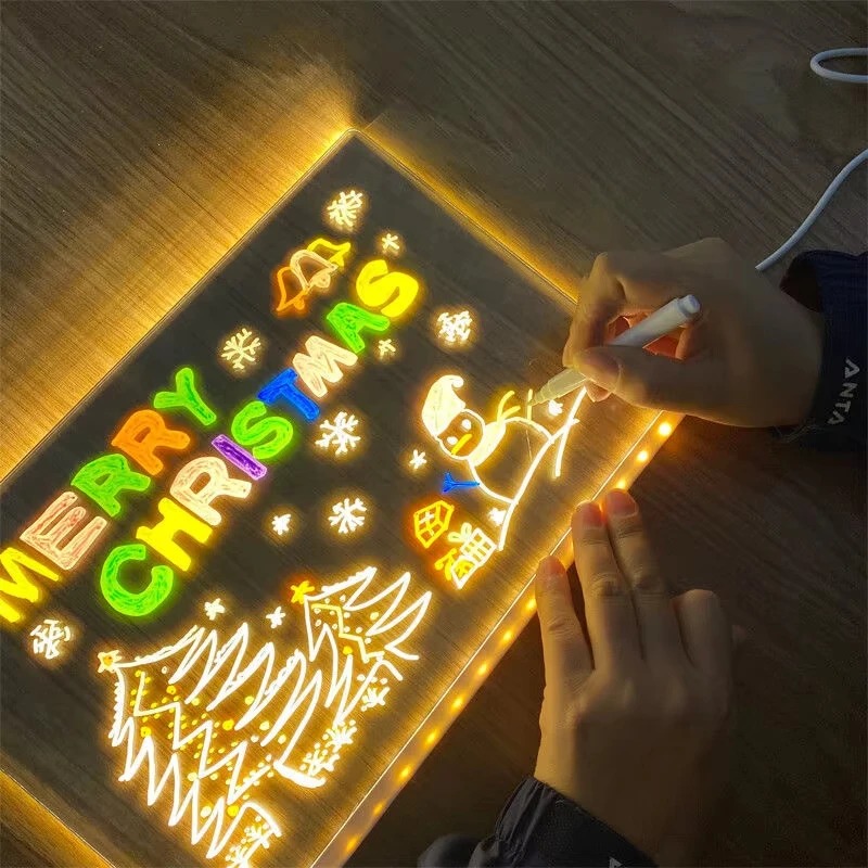 Magic Glow Kids Drawing Board: - Kids Education Fun review and price