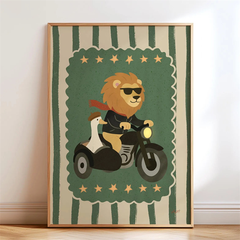 Whimsical Skateboard Dog Dachs - Kids Educational Poster review and price