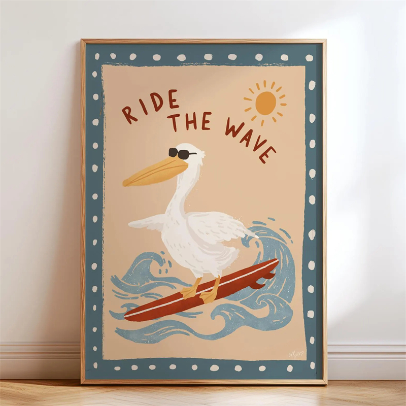 Whimsical Skateboard Dog Dachs - Kids Educational Poster review and price